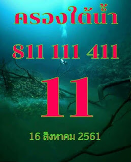 เลขเด็ดครองใต้น้ำ16/8/61