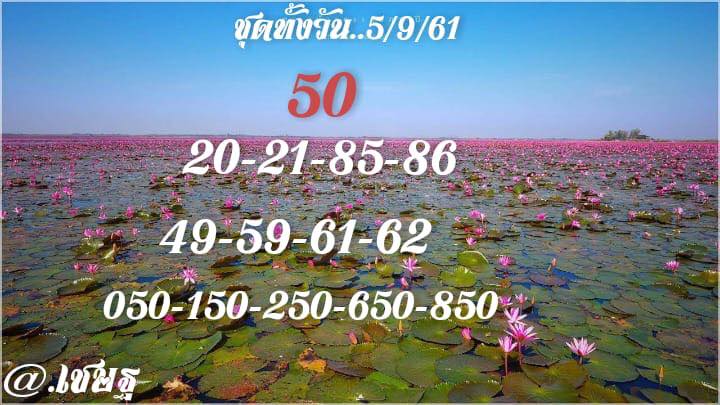 ชุดหวยหุ้น5/9/61 6