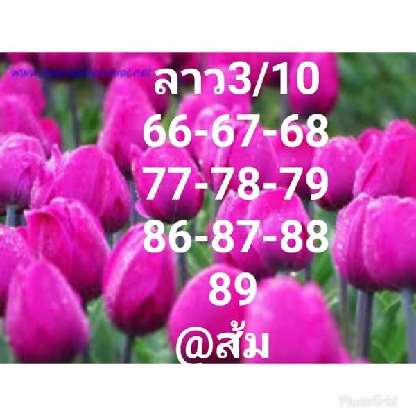 รวมชุดเลขเด็ดหวยลาว3/10/61 5