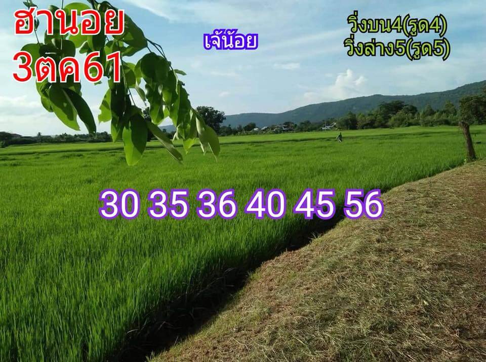 สูตรหวยฮานอย 3/10/61