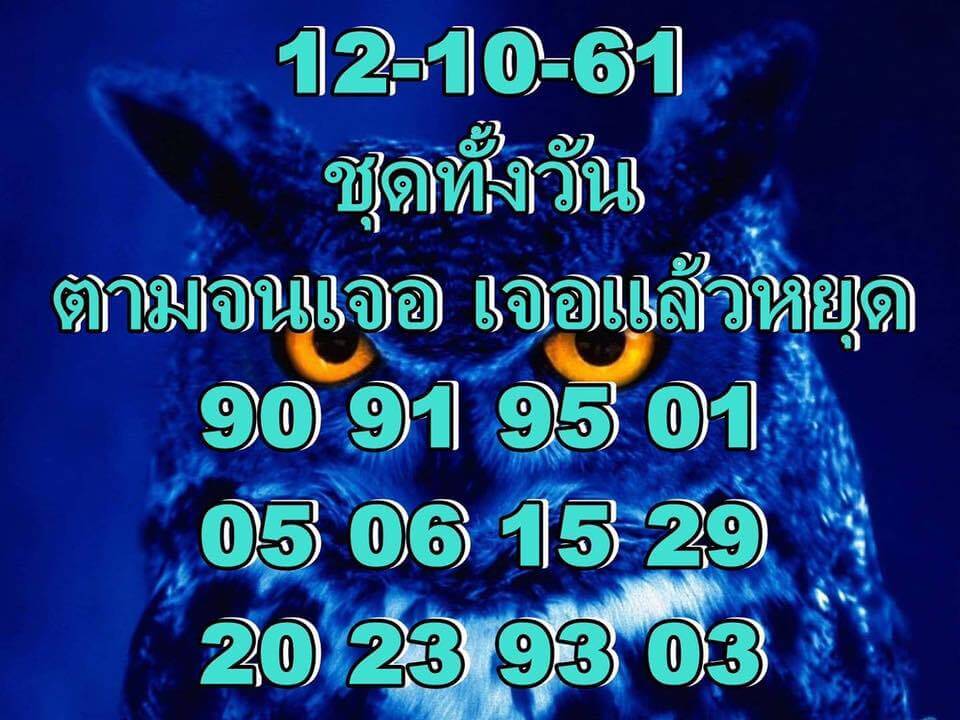 รวมชุดหวยหุ้น12/10/61