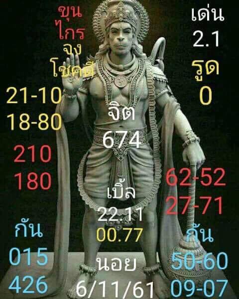 สูตรหวยฮานอยฟรี 6/11/61