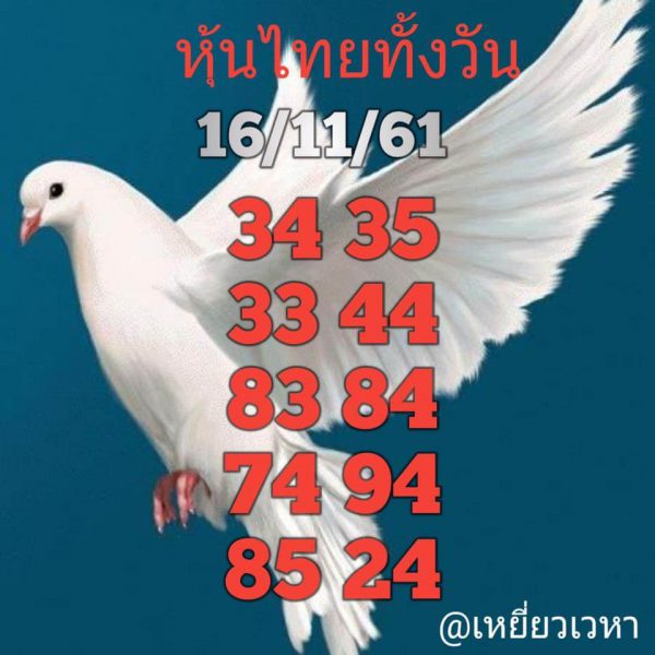 หวยหุ้นฟันธง16/11/61 5