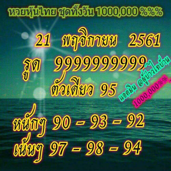 หุ้นเด่นวันนี้21/11/61 9