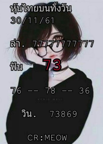 วิเคราะห์ หุ้น ไทย วัน นี้30/11/61