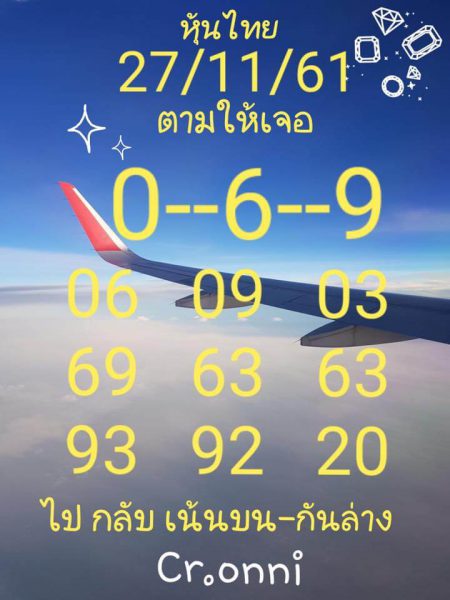 หุ้นเด่นวันนี้27/11/61