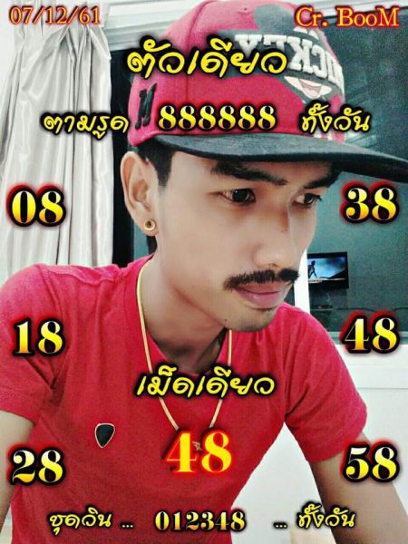 สถิติหวยหุ้น 7/12/61