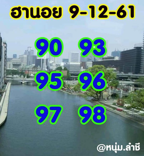 หวยฮานอยพารวย 9/12/61