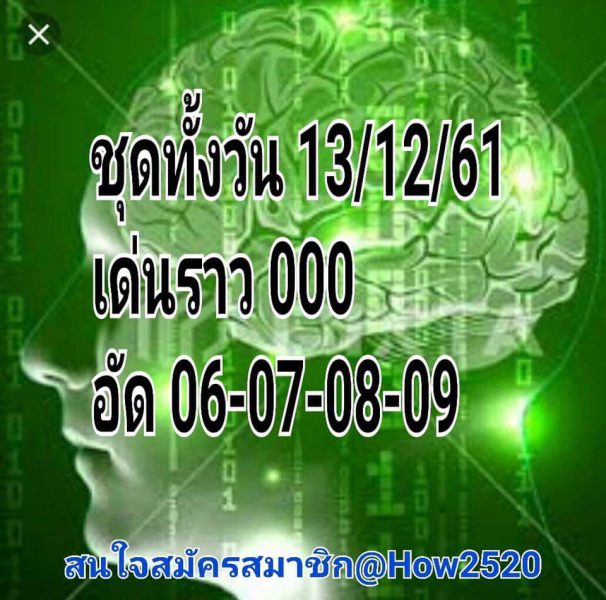 สูตรหวยหุ้นบน หวยหุ้นวันนี้13/12/61