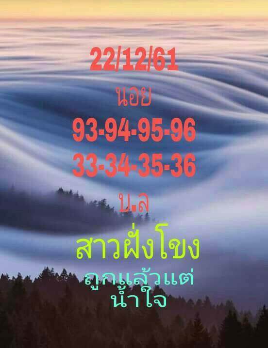 หวยลาวฮานอยวันนี้ 22/12/61