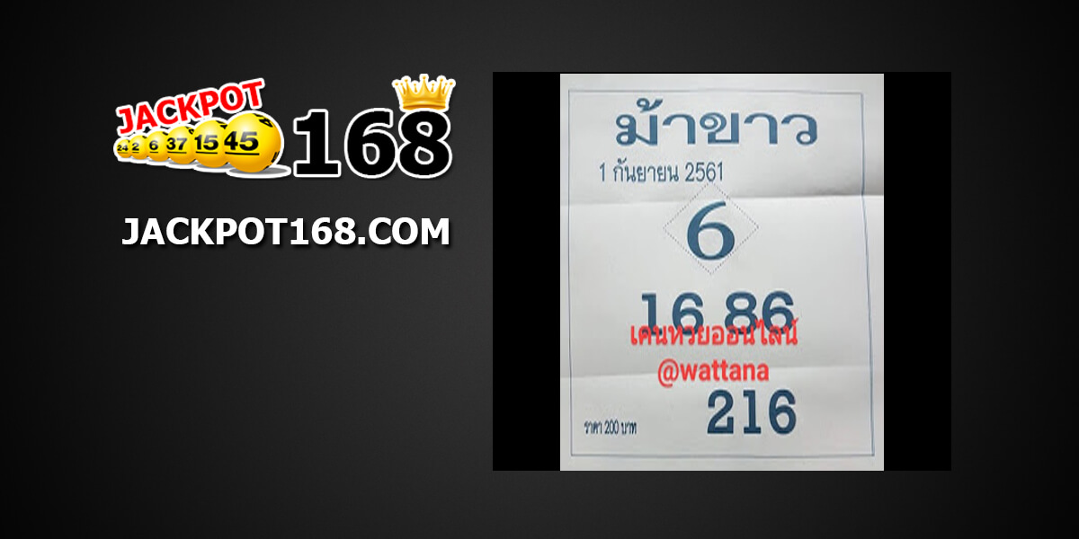 หวยม้าขาว1/9/61