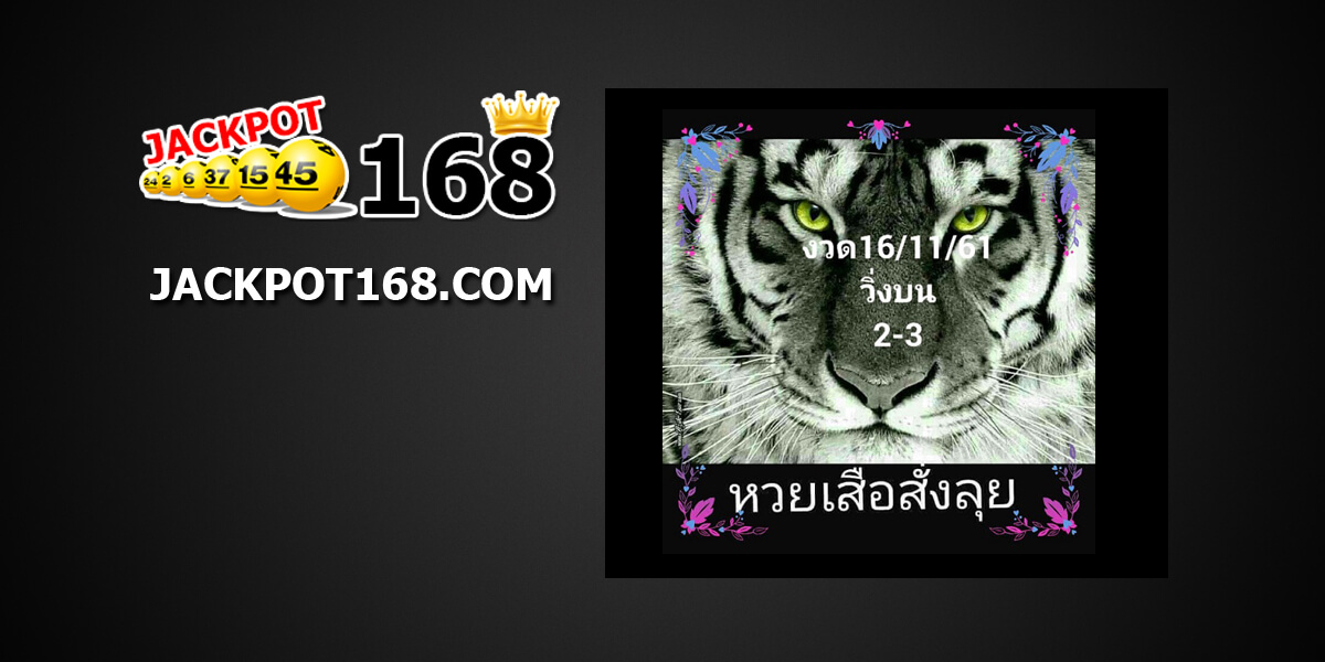 หวยเสือสั่งลุย16/11/61