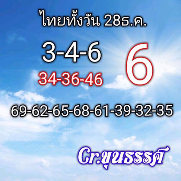 สูตร หวย หุ้น 4 รอบ 28/12/61