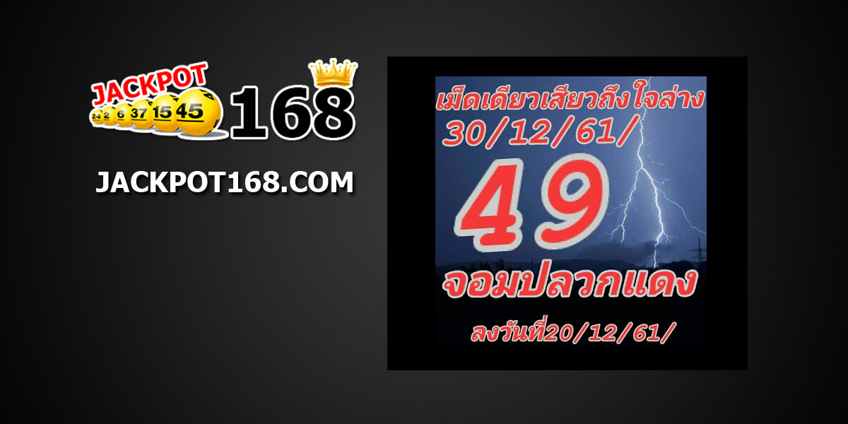 เลขจอมปลวกแดง30/12/61