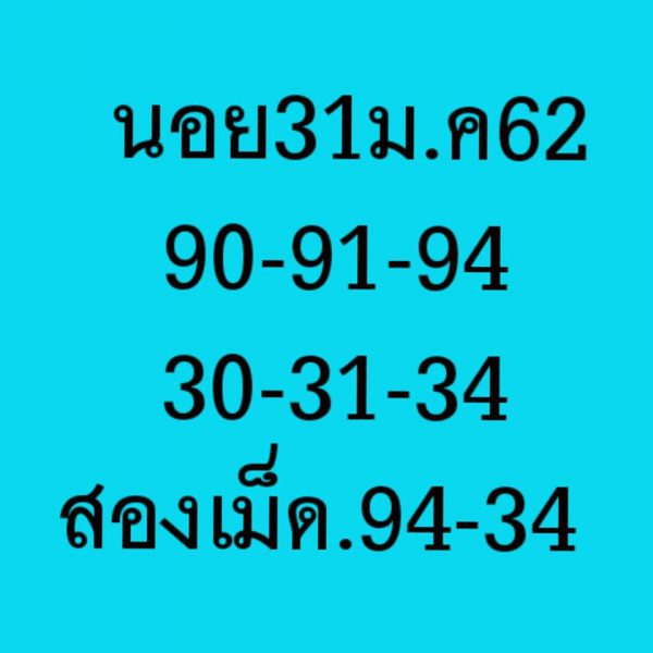 หวยฮานอยย้อนหลัง หวยฮานอย 31/1/62