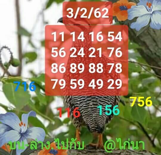 หวยแม่น หวยฮานอยวันนี้ 3/2/62