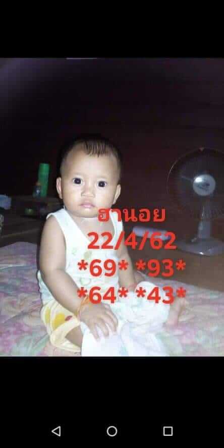 หวยฮานอย 22/4/62 2