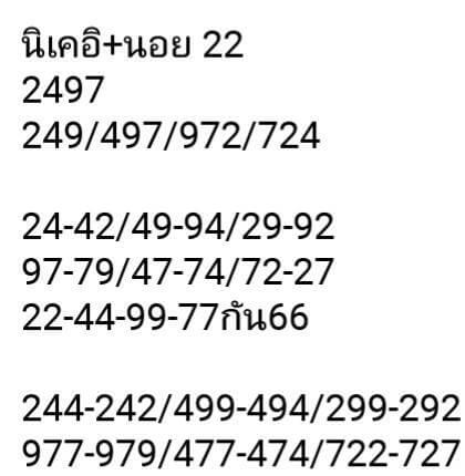 หวยฮานอย 22/4/62 3