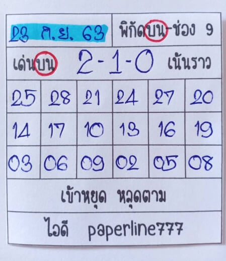 หวยหุ้น 23/9/63 ชุดที่ 4