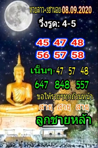 หวยลาว 8/10/63 ชุดที่ 12