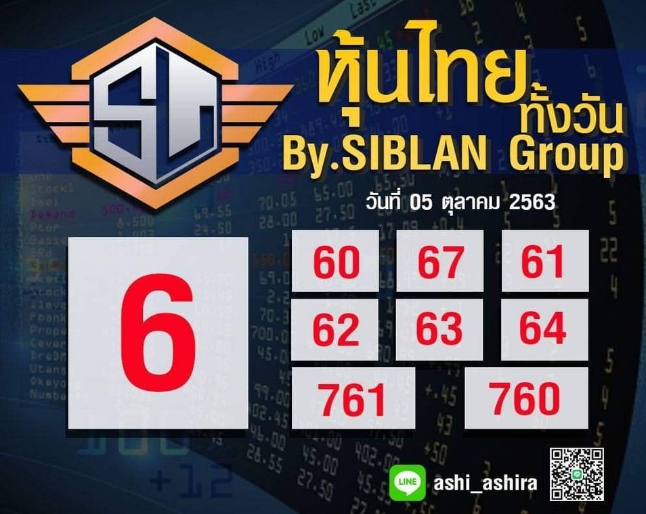 หวยหุ้น 5/10/63 ชุดที่ 3