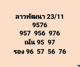 หวยลาว 23/11/63 ชุดที่ 7