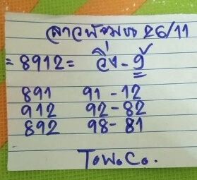 หวยลาว 26/11/63 ชุดที่ 5