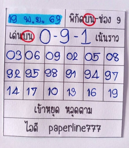 หวยหุ้น 19/11/63 ชุดที่ 6