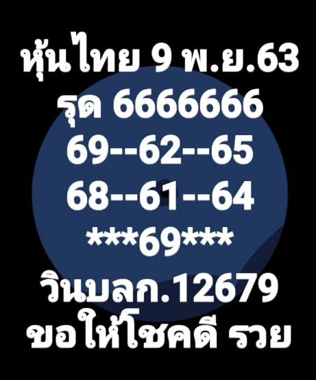 หวยหุ้น 9/11/63 ชุดที่ 3