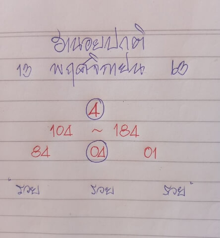 หวยฮานอย 13/11/63 ชุดที่ 7