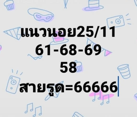 หวยฮานอย 25/11/63 ชุดที่ 10