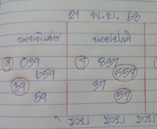 หวยฮานอย 21/11/63 ชุดที่ 9