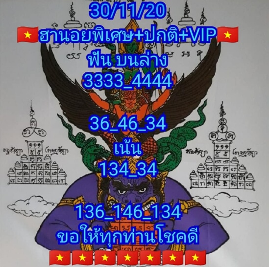 หวยฮานอย 30/11/63 ชุดที่ 2