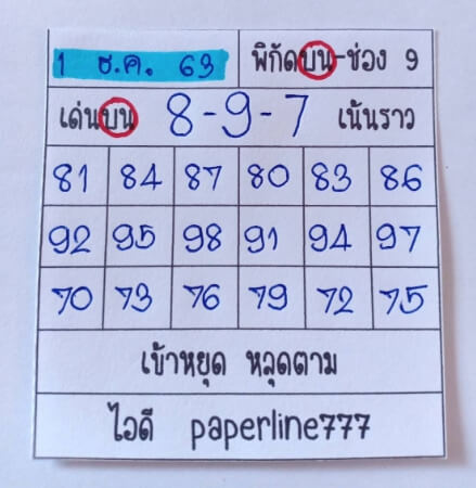 หวยหุ้น 1/12/63 ชุดที่ 5