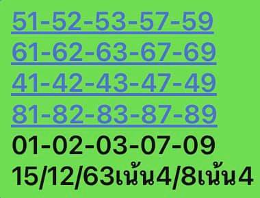 หวยหุ้น 15/12/63 ชุดที่ 2