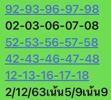 หวยหุ้น 2/12/63 ชุดที่ 4