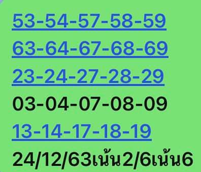 หวยหุ้น 24/12/63 ชุดที่ 3