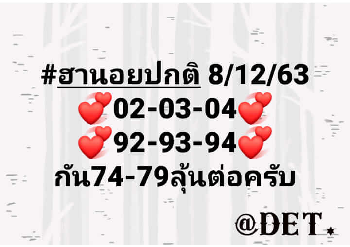 หวยฮานอย 8/12/63 ชุดที่ 10