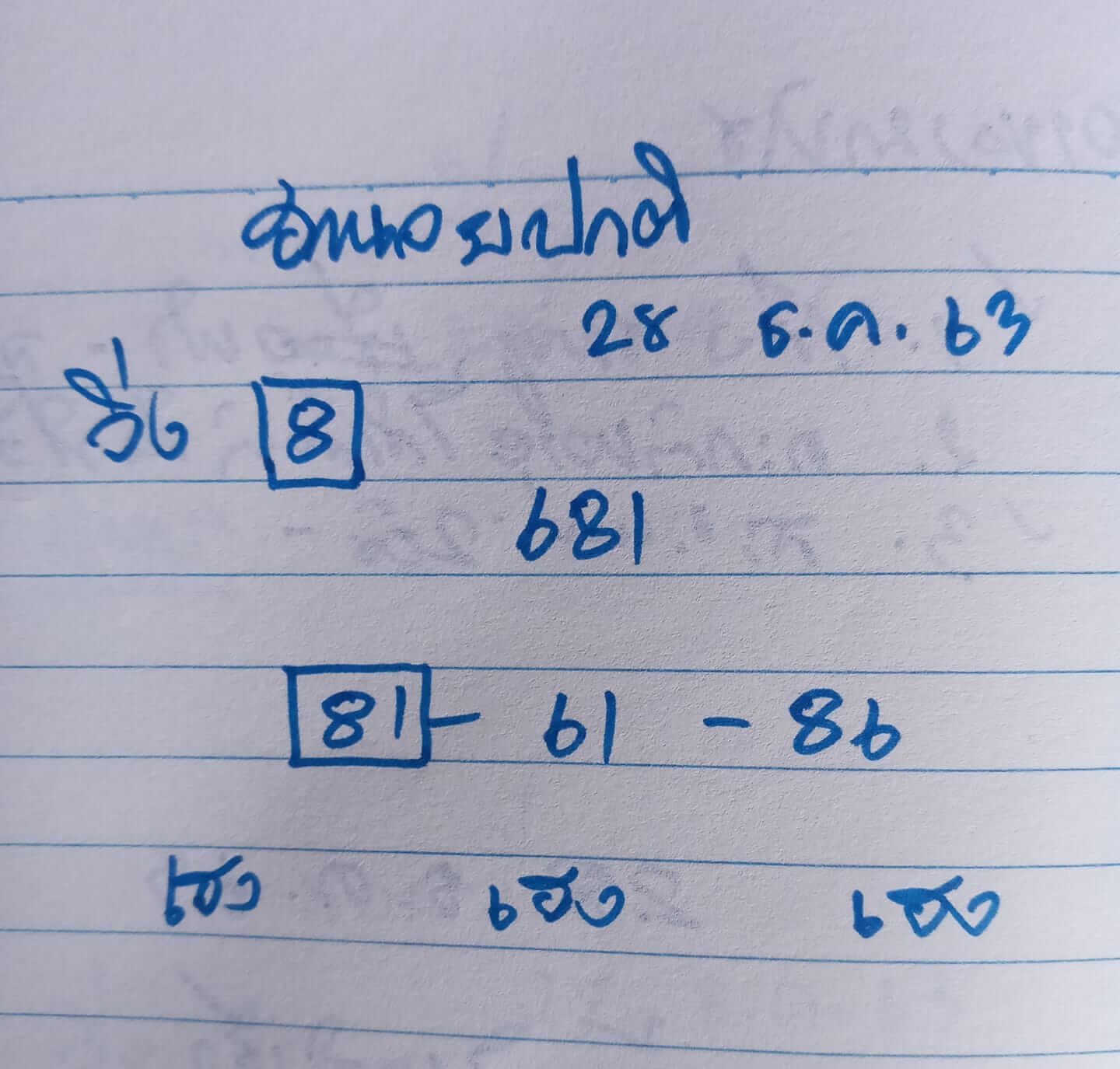 หวยฮานอย 28/12/63 ชุดที่ 2