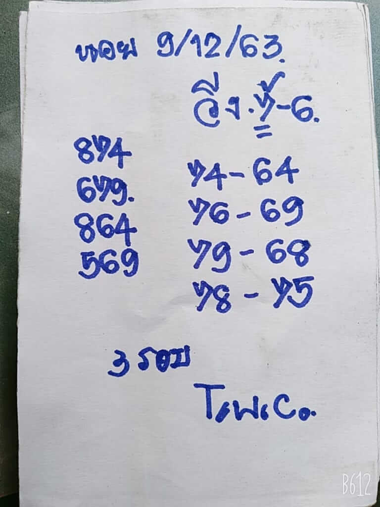 หวยฮานอย 9/12/63 ชุดที่ 2