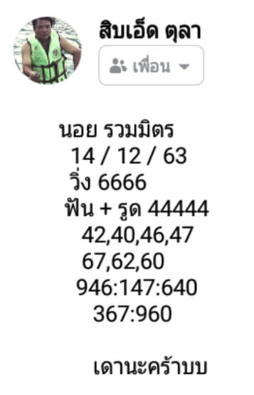 หวยฮานอย 14/12/63 ชุดที่ 3