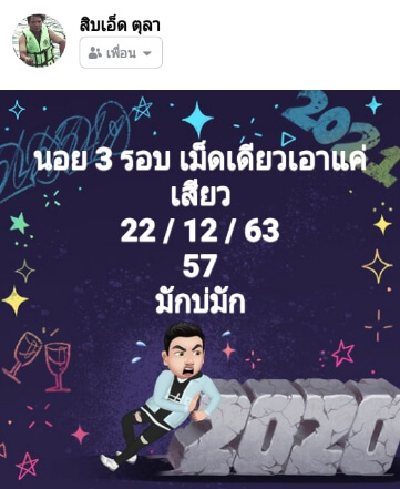 หวยฮานอย 22/12/63 ชุดที่ 3