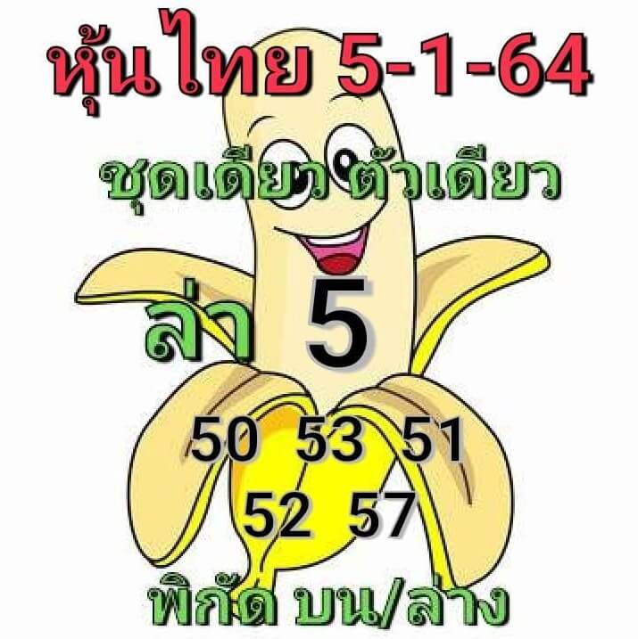 หวยหุ้น 5/1/64 ชุดที่ 3