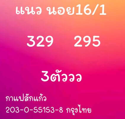 หวยฮานอย 16/1/64 ชุดที่ 10