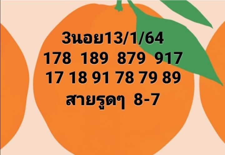 หวยฮานอย 13/1/64 ชุดที่ 3