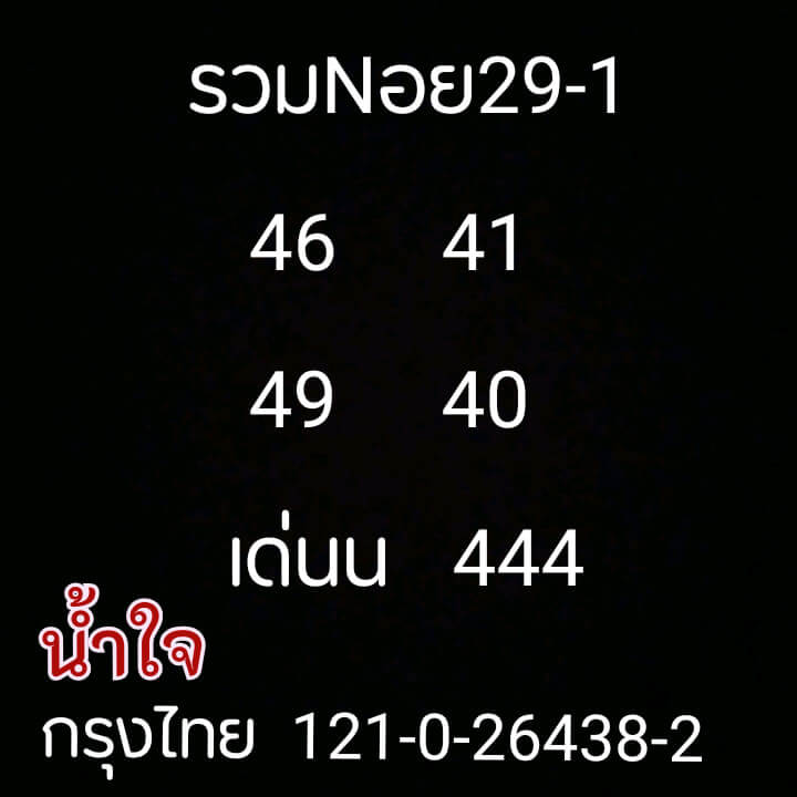 หวยฮานอย 29/1/64 ชุดที่ 8