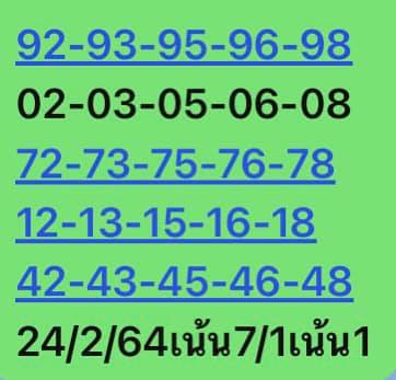 หวยหุ้น 24/2/64 ชุดที่ 8