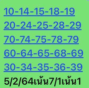 หวยหุ้น 5/2/64 ชุดที่ 2