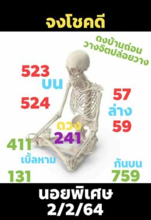 หวยฮานอย 2/2/64 ชุดที่ 7