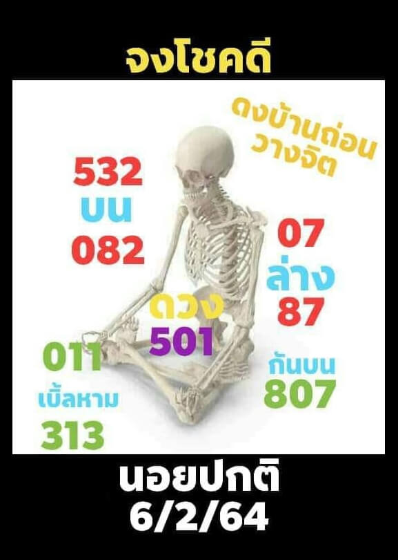 หวยฮานอย 6/2/64 ชุดที่ 7